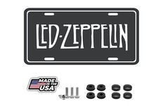 Led Zeppelin license plate metal wall sign fr...