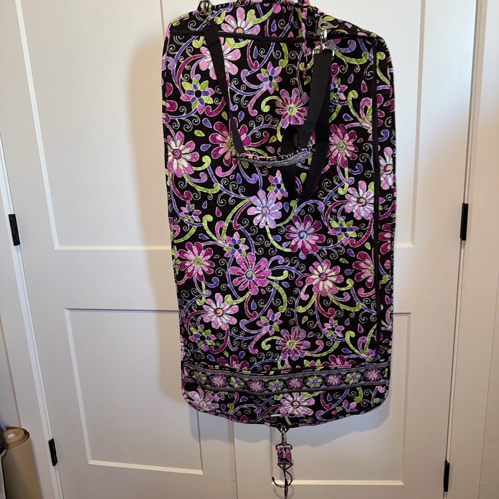Vera Bradley Hanging Garment Bag Zipper Travel NWOT eBay