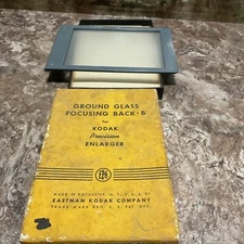 Kodak Ground Glass Focusing Back-B For Precision Enlarger B1009