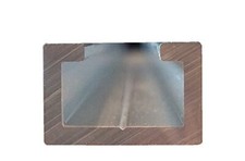 4er Set 1m Aluminium CProfil, Alu C Profil, 17x11mm, passend für M8 Schraube