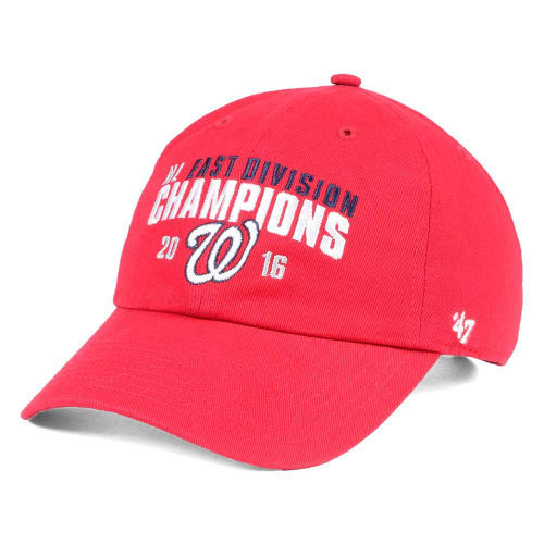 Washington Nationals MLB Clean Up 2016 East Division Champions Baseball Hat Cap - Picture 1 of 4