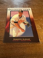 1996 Upper Deck Defensive Gems Baseball Card #142 Roberto Alomar (F8)