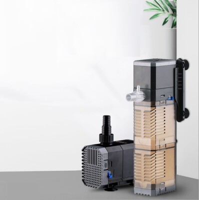 4 in 1 Aquarium Filter Tauchpumpe Belüfter Wave Maker 50-1500L
