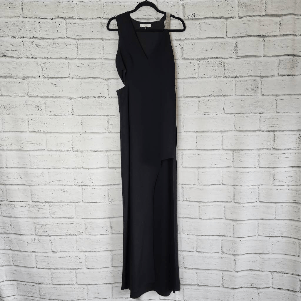 halston cut out dress Alena Knit Waist Cut Out Dress