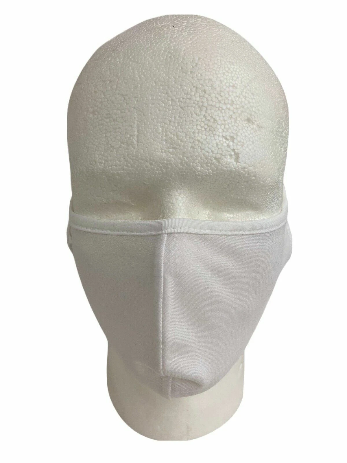 50 Pack Breathable Bamboo Spandex White Over Ear OSFM Comeaux Face Mask
