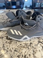 Adidas Adiprene Techfit Dual Thread Mens Basketball Shoes Gray Size 8 1/2