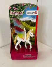 Schleich bayala #70577 Unicorn Toys Winged Rainbow Baby Unicorn Fo New 1389B3