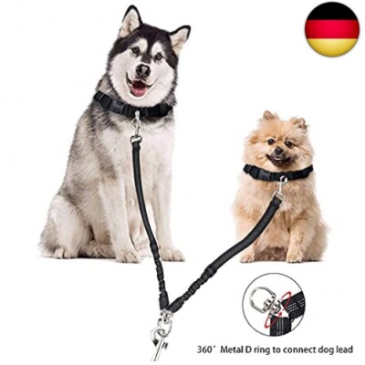 hundeleine fr Zwei Hunde,Kein Verwirren,360Drehungsfreie,Hundeleine  Reflektier | eBay.de
