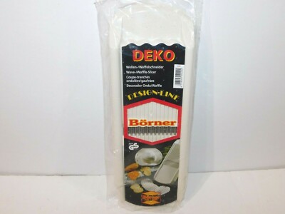 Borner Germany DEKO Wave / Waffle V Slicer Accessory New in Package