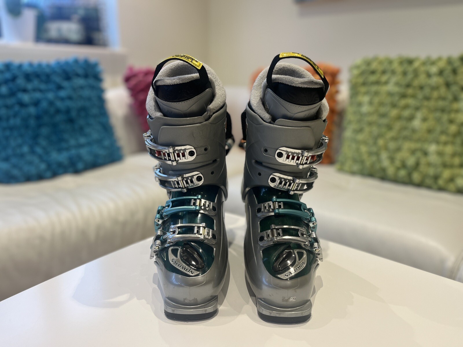 SALOMON Scarponi da sci donna Solomon Idol Energyzer 70 Sensifit Turchese 24 + borsa scarponi