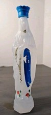 Vtg Religious Catholic 7.5" Plastic Bottle Mary Holy Water from Lourdes France