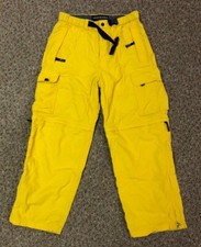 Vintage Abercrombie  Fitch - A92 Convertible Cargo Pant/Shorts - Yellow Medium
