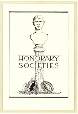 1926 Cornell University Cornellian Honorary Societies Section Illustration Page