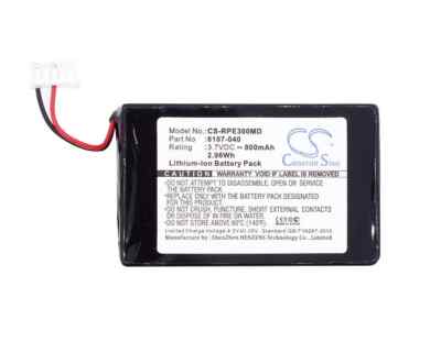 Battery for Rainin  EDP3 EDP3 Plus pipettes  CS-RPE300MD