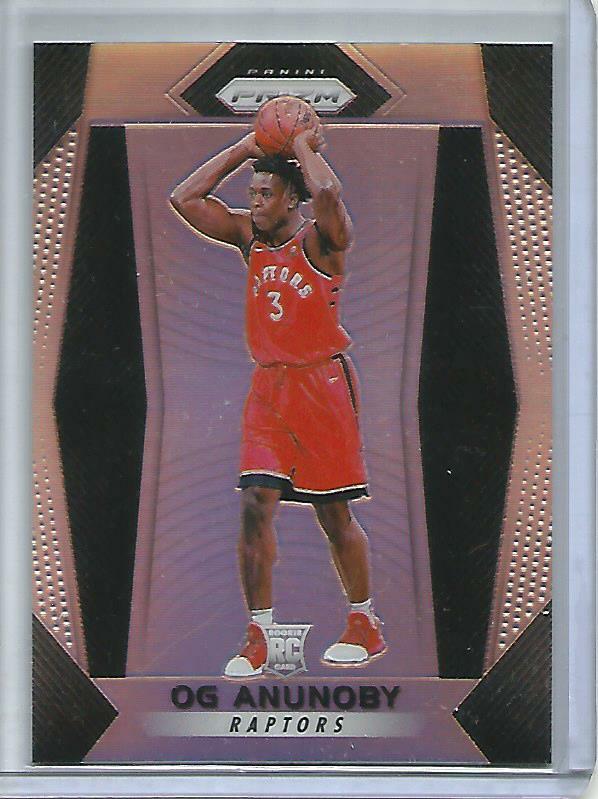 2017-18 Panini Prizm - OG Anunoby #38 Silver Prizm (RC) for sale