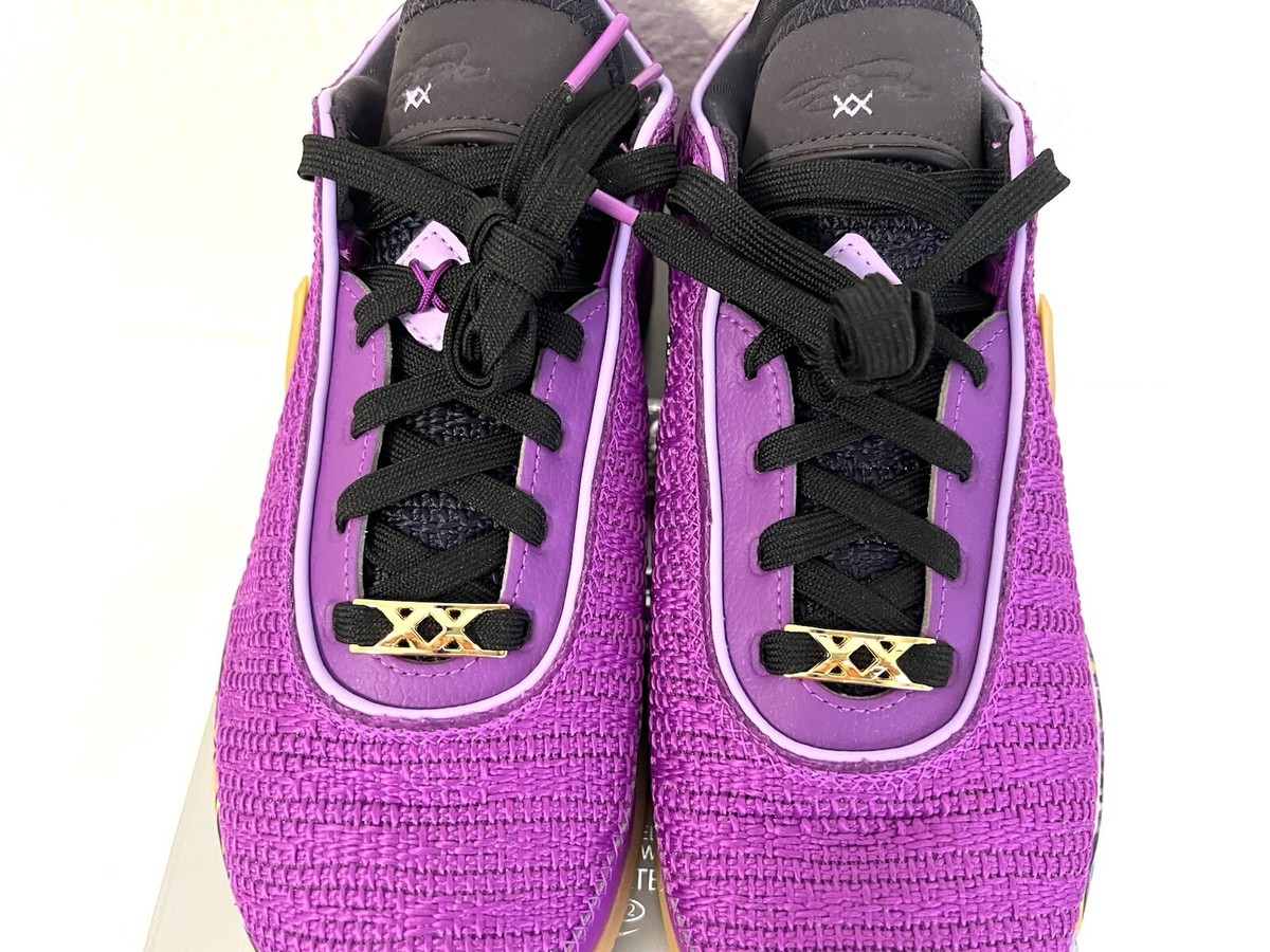 Nike LeBron XX SE Vivid Purple/Metallic Gold FD0207-500 Size US 5Y