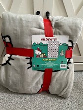 NEW HELLO KITTY CHRISTMAS 2023 Twin Super Soft PLUSH BLANKET 60in x 90in Tik Tok