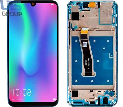 Für Huawei Honor 10 Lite HRY-LX1 HRY-LX2 LCD Bildschirm Display Rahmen Blau