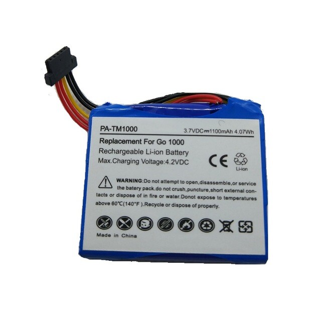 Navigationsgerät Batterie 3,7V 1000mAh Akku Für TomTom Go 1000/1005 - Inkl. Werkzeug AHL03711018 Ersatzakku