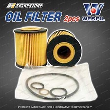2 x Wesfil Oil Filters for Bmw 116i 118i 120i 316Ti 318i 318Ti 320i X1 4Cyl 16V