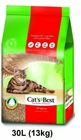 Cats Best Oko Plus Wood Fibres Organic Clumping Cat Litter 30L , 13Kg