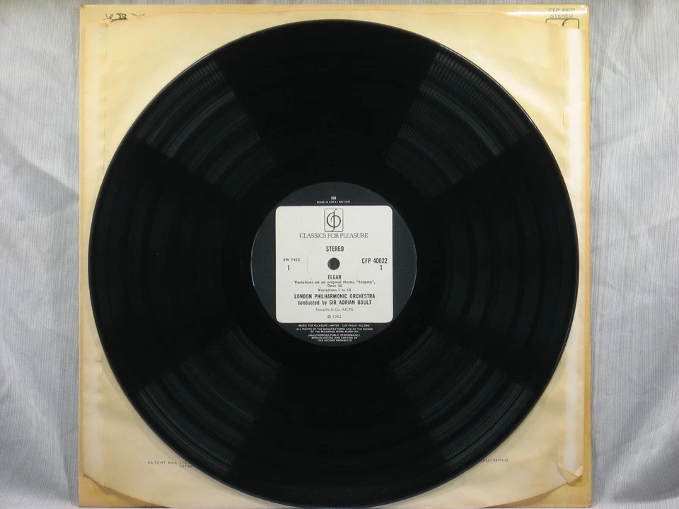 Elgar - Enigma Variations - LPO, Sir Adrian Boult - CFP 40022 - Image 4 of 4