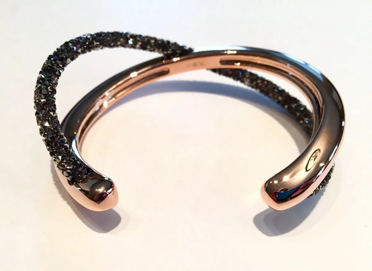 Swarovski crystaldust hotsell bangle rose gold