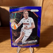 2025 Panini Prizm WNBA Blue Velocity #84 EMILY ENGSTLER MYSTICS
