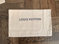 Authentic Louis Vuitton Dust Bag Envelope Flap Style 12x7.5” Medium 1Pc.(D21310)