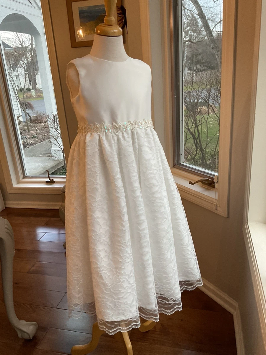 White 100% Cotton Dresses for Girls for sale | eBay