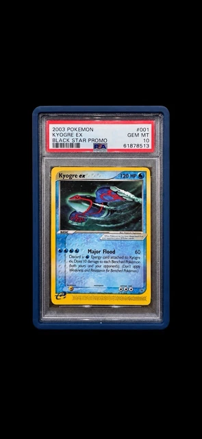 Pokemon TCG Kyogre ex 2003 Holo Nintendo Power Magazine Promo 001 PSA 10