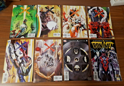 8 x Comic - Universe X  - Marvel - englisch - Bd. 7 - 12 - A-Special, IRON-MEN