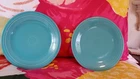 FIESTA 2 Dinner Plates TURQUOISE 10 1/2"