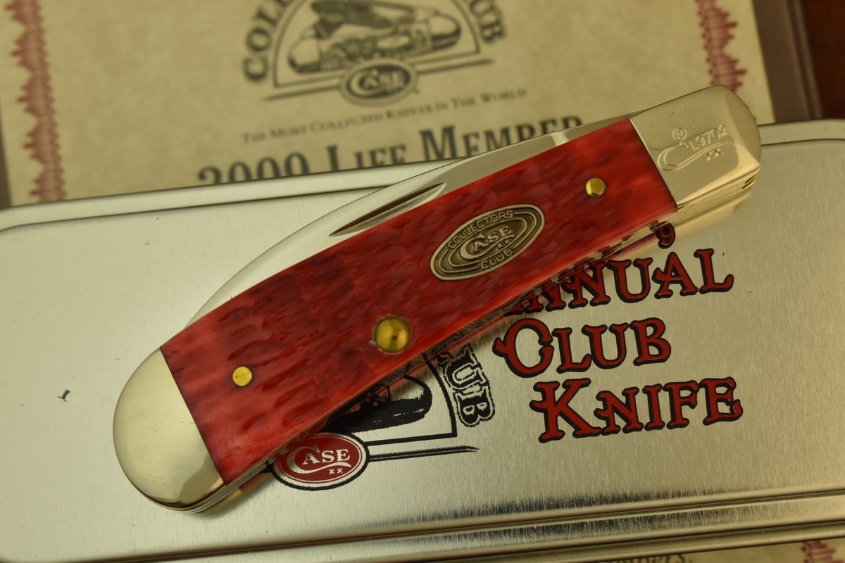 RARE CASE XX USA CCC COLLECTORS CLUB 2009 RED BONE SWAYBACK JACK