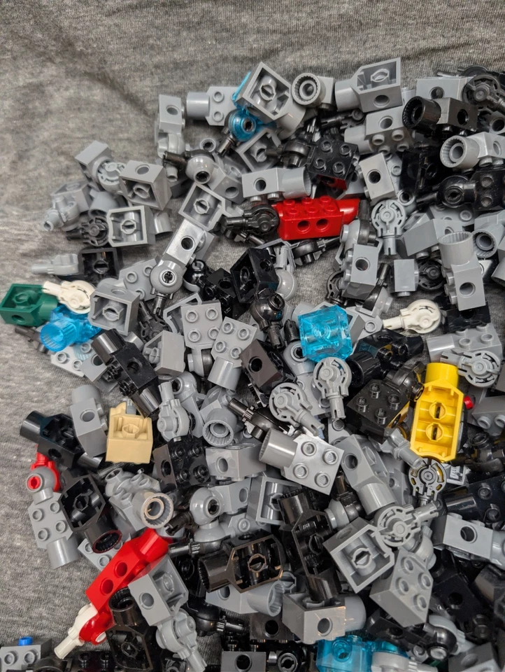 422pcs LEGO TECHNIC Ratchet Joint Lot Modified Bricks Pin Hole Rotation Joint - Image 3 of 4