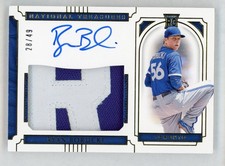 2019 National Treasures Ryan Borucki /49 Auto PATCH Rookie Toronto Blue Jays
