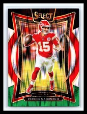 💥 Patrick Mahomes II 2024 Select Black & Green Shock Prizm #33 Concourse Holo