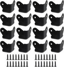 16 Pack Heavy Duty Iron Speaker Corner Guards,1.1 Inch Rounded Metal Protectors