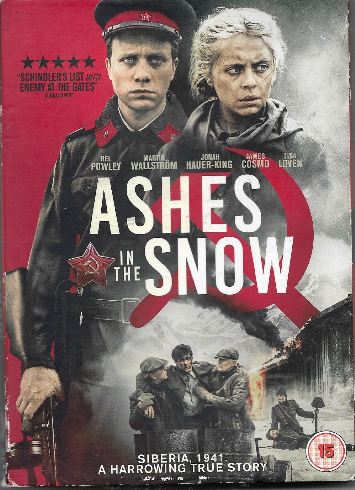 Ashes in the Snow SLIPCASE DVD POSTED 48 HOURS TRACKED