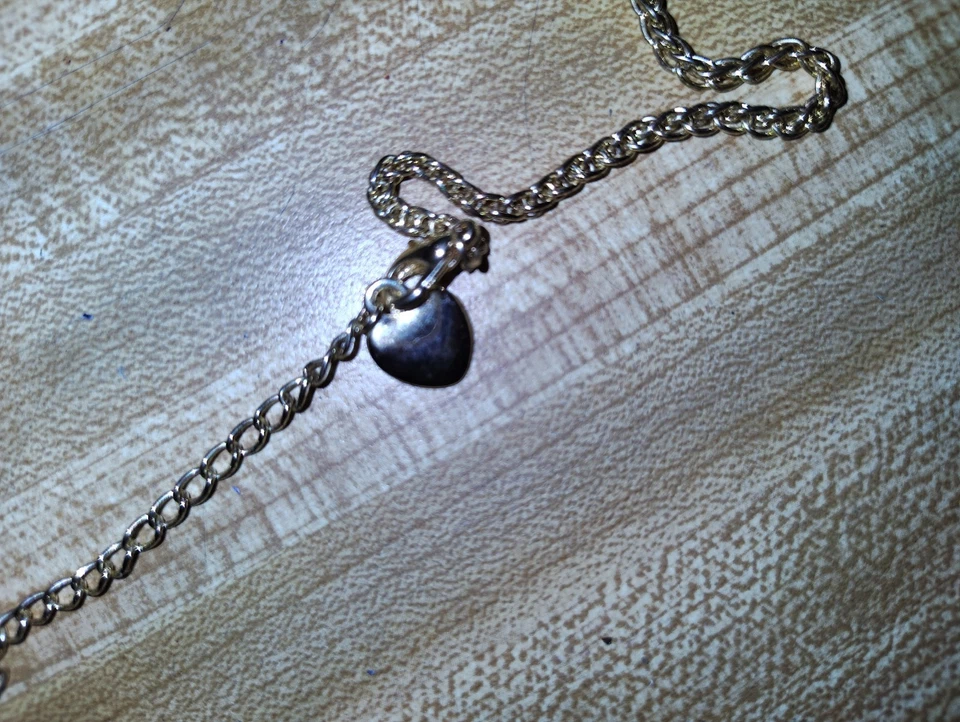 Collar Joyería Betsey Johnson Vintage Dije Ojos Cristal Azul Foto 3 de 4