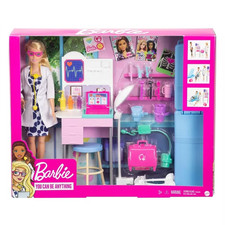 Barbie Careers Medical Doctor Doll Playset with 20 Accessories