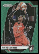 Laeticia Amihere 2024 Panini Prizm WNBA #54 Green Prizms Atlanta Dream