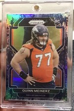 2021 Panini Prizm - Rookie Quinn Meinerz #430 Navy Camo Prizm /25 (RC)