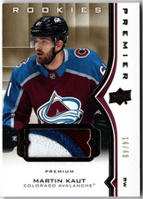 2020-21 Upper Deck Premier Premium Patch Relic MARTIN KAUT 78 14/49 Avalanche RC