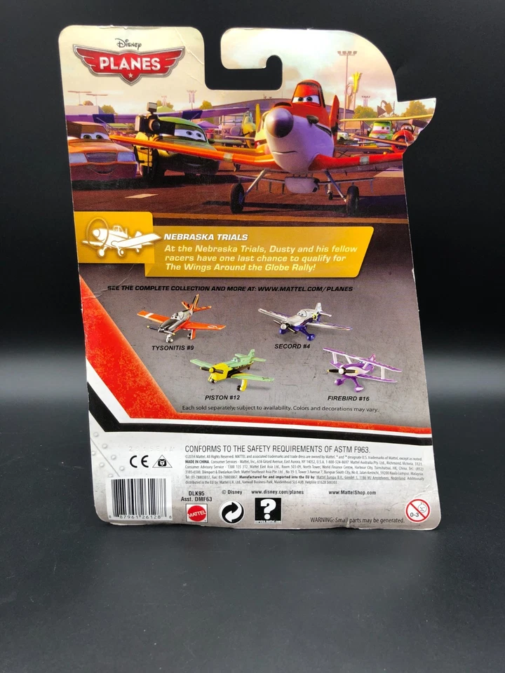 Disney Pixar Planes Jackson 18 Nebraska Trails Blue Racer WAG 1:55 utilería 2015 Foto 4 de 4