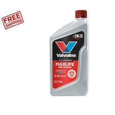 MaxLife High Mileage Full Synthetic Motor Oil 5W-20 - 1 Quart for Vehicles 75K+ 52.76 per gallon