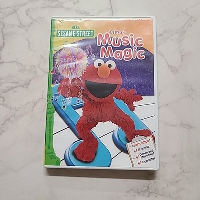 Sesame Street Elmo's Music Magic NICE DVD Rhyming, dance, Opposites 2011 FAST SH