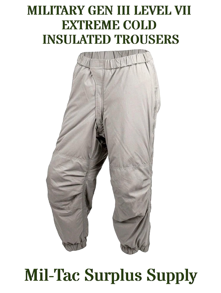 MILITARY USGI GEN III LEVEL VII EXTREME COLD INSULATED TROUSERS | eBay