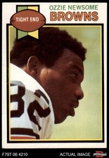 1979 Topps #308 Ozzie Newsome Browns-FB RC HOF Alabama 4 - VG/EX