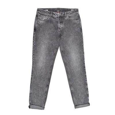 BRUNELLO CUCINELLI MEN'S 100% COTTON TRADITIONAL FIT DENIM JEANS MSRP $1150